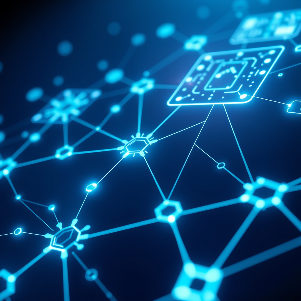 Abstract visualization of connected software systems